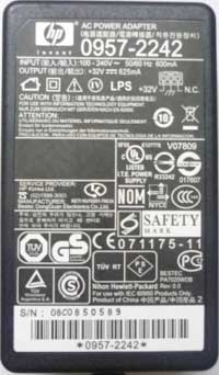 Adapter Printer HP 32V/625mAh (3 รู) ของแท้