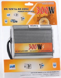 เครื่องแปลงไฟ 12V To 220V (แปลงไฟรถยนต์เป็นไฟบ้าน) ขนาด 300W