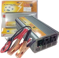 เครื่องแปลงไฟ 12V To 220V (แปลงไฟรถยนต์เป็นไฟบ้าน) ขนาด 500W