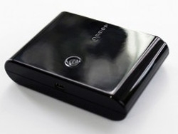 แบตเตอรี่สำรอง (ความจุ 10000 mAh) สีขาว/สีดำ + สายชาร์จ iPhone 5/iPad Mini/iPod 