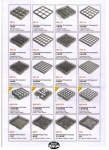 ชั้นต่อแร็คเสริมขอบแร็ค,25 ช่อง,Glass Rack,รุ่น RS-4-25,ขนาด 50x50 cm,สูง 4 cm.