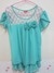 เสื้อแฟชั่น สีเขียวอ่อน  ซีทรูตรงช่วงบนหน้าอก