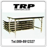 Half folding table with wheels,Round,Round,Table Meetting,Table Banquet,โต๊ะกลมพ