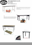 Half folding table with wheels,Round,Round,Table Meetting,Table Banquet,โต๊ะกลมพ