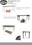 Half folding table with wheels,Round,Table Meetting,Table Banquet,โต๊ะกลมพับครึ่