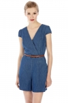 PreOrder- ชุดJumpsuit ยีนส์ขาสั้น