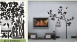 สติ๊กเกอร์ติดผนังบ้าน 60*90 ซม.