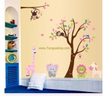 ป่าน้อยในเมืองใหญ่ 60*90cm X2pc