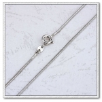 สร้อยคอทองคำขาว 18k gold filled ลายงูดีไซน์หรู เหมาะสำหรับนำไปใส่กับจี้ห้อยคอหรือใส่เดี่ยวก็สวยค่ะ