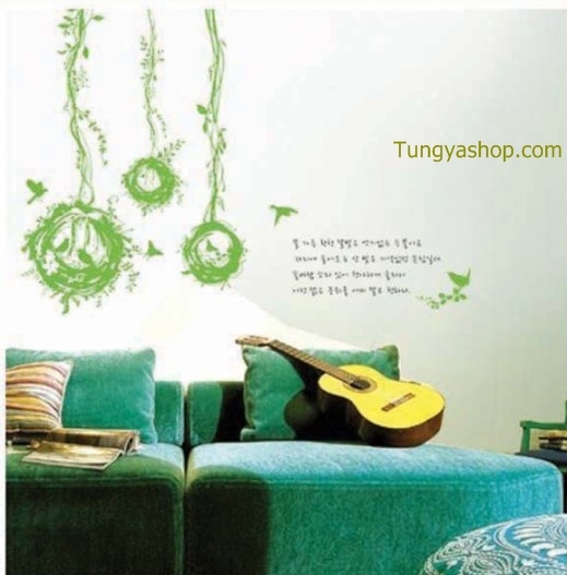 สติ๊กเกอร์ติดผนังบ้าน 50*70 ซม. สติ๊กเกอร์ติดผนังบ้าน 50*70 ซม.