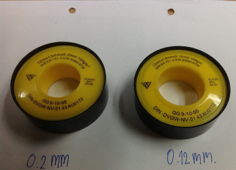GOLDENBAND เทปพันเกลียวท่อ แก้ไขปัญหาให้ท่านรวดเร็วใช้กับเคมีที่รุนแรงได้ทุกชนิด