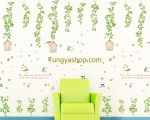 Transparent wall sticker 60*90 cm.
