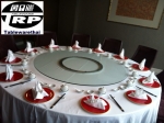 จานหมุนหมุนบนโต๊ะอาหาร,เรซีซูัซัน,เลซี่ซูซาน,Lazy Susan,Zusan,ขนาด 12นิ้ว,Banque