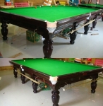 (ของหมด)โต๊ะสนุ๊กเกอร์ RILEY รุ่น Sovereign  6X12ฟุต  หินชนวนนอก มือ2 อุปกรณ์มือ2ครบ