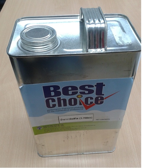 BEST CHOICE PAINT & GASKET REMOVERใช้น้ำยาลอกสี ลอกสีตู้เย็น รถยนต์ สีเคลือบ วาน