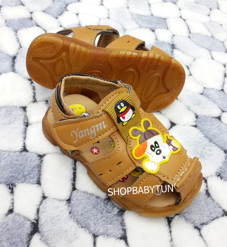 -SH003- รองเท้ารัดส้นสีน้ำตาลอ่อน ลายการ์ตูน (13,13.5) -SH003- รองเท้ารัดส้นสีน้ำตาลอ่อน ลายการ์ตูน (13,13.5)
