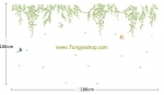 สติ๊กเกอร์ติดผนังบ้าน 60x90 cm.