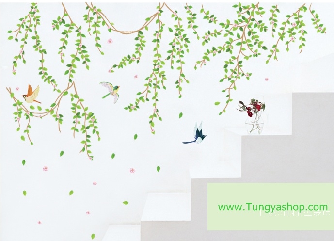 สติ๊กเกอร์ติดผนังบ้าน 60x90 cm. สติ๊กเกอร์ติดผนังบ้าน 60x90 cm.