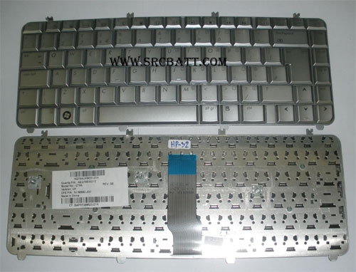 คีย์บอร์ดโน๊ตบุ๊คสำหรับ HP Pavillion DV5-1000 (HP-30) สีบรอนซ์ แถมสติ๊กเกอร์