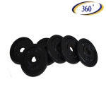 ขายชุดยกน้ำหนัก บาร์เบล ดัมเบล CAST IRON BARBELL AND DUMBELL SET 50KG.(สีดำ)