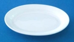 จานเซรามิก,จานวงรี,จานเปล,ใส่อาหาร,Oval Plate,รุ่นP4001,ขนาด 23.5cm,เซรามิค,พอร์