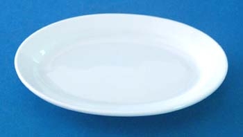 จานเซรามิก,จานวงรี,จานเปล,ใส่อาหาร,Oval Plate,รุ่นP4001,ขนาด 23.5cm,เซรามิค,พอร์