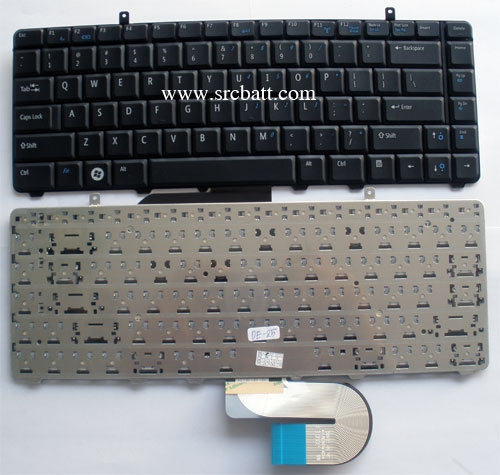 คีย์บอร์ดโน๊ตบุ๊คสำหรับ Dell Vostro 1014 1015 1088 A840 (DE-25) สีดำ แถมสติ๊กเกอ
