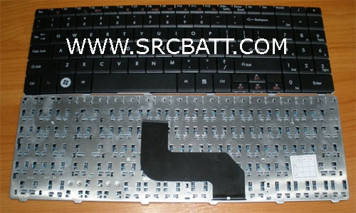 คีย์บอร์ดโน๊ตบุ๊คสำหรับ Gateway NV52 NV53 NV54 NV56 NV58 (GW-01) สีดำ แถมสติ๊กเก