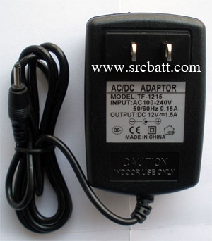 Adapter Aaer 12V/1.5A (18W) Tablet (3.0x1.5mm)