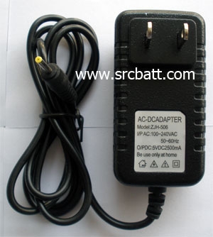 Adapter Tablet China 5V/2.5A (12.5W) 2.5x0.8mm