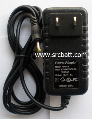 Adapter Tablet China 12V/1.5A (2.5x0.8mm)