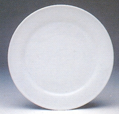จานเซรามิค,จานดินเนอร์,เพลท,จานกลม,จานข้าว,Round Dinner Plate,P4040,ขนาด 25.5 cm
