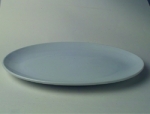 จานเซรามิค,จานวงรี,จานเปล,จานโอเวิลคูฟเพลทจานใส่อาหาร,Oval Coup Plate,รุ่นP4067,