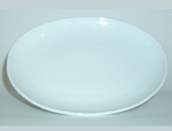 จานเซรามิค,จานวงรี,จานเปล,จานโอเวิลคูฟเพลทจานใส่อาหาร,Oval Coup Plate,รุ่นP4061,