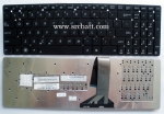 คีย์บอร์ดโน๊ตบุ๊ค สำหรับ Asus K55 K56 K75 U57 A55 R500 R700 (AS-24) แถมสติ๊กเกอร