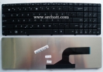 คีย์บอร์ดโน๊ตบุ๊ค สำหรับ Asus X55 X55S X55Sa X55Sr X57 (AS-26) แถมสติ๊กเกอร์