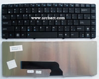 คีย์บอร์ดโน๊ตบุ๊ค สำหรับ Asus K40 K40N K40IN K40E (AS-06) แถมสติ๊กเกอร์