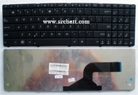 คีย์บอร์ดโน๊ตบุ๊ค สำหรับ Asus A52 N61 X52 UL50 K52 K53 (AS-20) แถมสติ๊กเกอร์