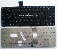 คีย์บอร์ดโน๊ตบุ๊ค สำหรับ Asus A45 K45 A85 N46 P45 R400 (AS-23) แถมสติ๊กเกอร์