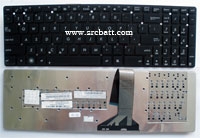 คีย์บอร์ดโน๊ตบุ๊ค สำหรับ Asus K55 K56 K75 U57 A55 R500 R700 (AS-24) แถมสติ๊กเกอร