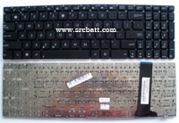 คีย์บอร์ดโน๊ตบุ๊ค สำหรับ Asus N56 N76 U500 R500 R505 (AS-27) แถมสติ๊กเกอร์