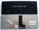 คีย์บอร์ดโน๊ตบุ๊ค สำหรับ Toshiba M640 M645 M650 M600 (TO-10) แถมสติ๊กเกอร์