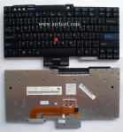 คีย์บอร์ดโน๊ตบุ๊คสำหรับ IBM/Lenovo Thinkpad T60 T61 R60 R61 (LV-08) แถมสติ๊กเกอร์