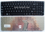 คีย์บอร์ดโน๊ตบุ๊คสำหรับ IBM/Lenovo IdeaPad B570 G575 V570 (LV-15) แถมสติ๊กเกอร์