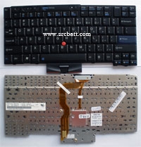 คีย์บอร์ดโน๊ตบุ๊คสำหรับ IBM/Lenovo Thinkpad T410 T510 W510 (LV-09) แถมสติ๊กเกอร์
