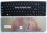 คีย์บอร์ดโน๊ตบุ๊คสำหรับ IBM/Lenovo IdeaPad B570 G575 V570 (LV-15) แถมสติ๊กเกอร์