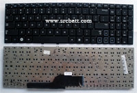 คีย์บอร์ดโน๊ตบุ๊ค สำหรับ Samsung NP300 NP300E5A 305E5A (SS-08) แถมสติ๊กเกอร์