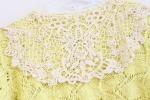 พร้อมส่ง - Knit & co เสื้อแขนยาว ปกกลาสี ลูกไม้ คอวี พร้อมส่ง - Knit & co เสื้อแขนยาว ปกกลาสี ลูกไม้ คอวี