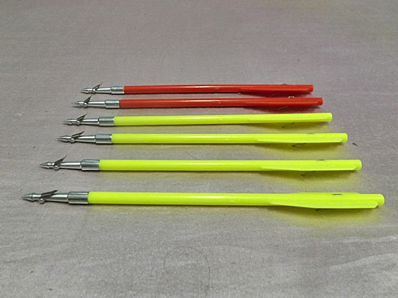 ลูกดอกยิงปลาขนาด 6 มิลลิเมตร ของcrossbow(ยาว 7 นิ้ว) ลูกดอกยิงปลาขนาด 6 มิลลิเมตร ของcrossbow(ยาว 7 นิ้ว)