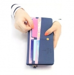 พร้อมส่ง กระเป๋าเงินทรงยาว 2 พับ กระเป๋าซิป
